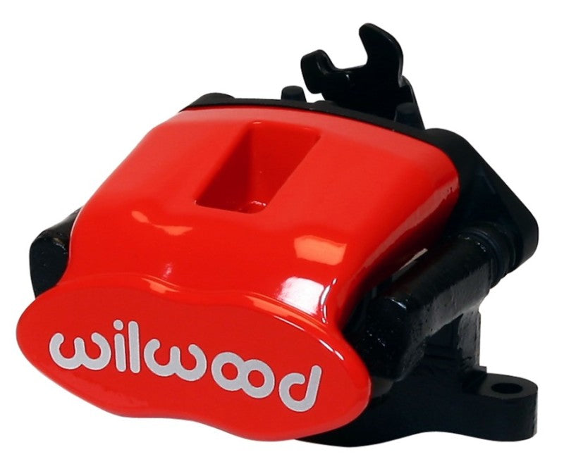 Wilwood Caliper-Combination Parking Brake-R/H-Red 34mm piston .81in Disc 120-9808-RD