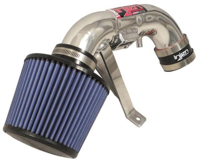 Injen 06-11 Honda Civic Hybrid 1.3L 4 cyl Polished Dyno-Tuned Air Intake w/ Web Nano-Fiber Filter SP1580P Main Image