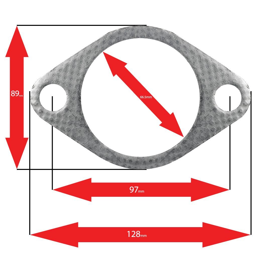 Apexi A'PEXi Exhaust Gasket (Two Bolt) - Replacement