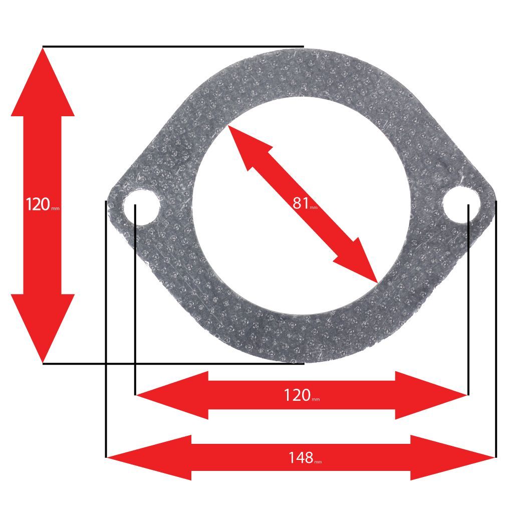 Apexi A'PEXi Exhaust Gasket (Two Bolt) - Replacement