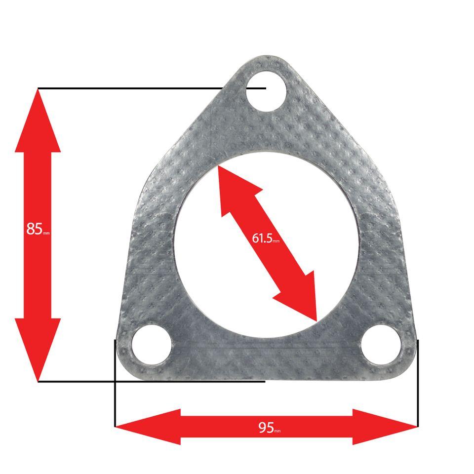 Apexi A'PEXi Exhaust Gasket (Three Bolt) - Replacement