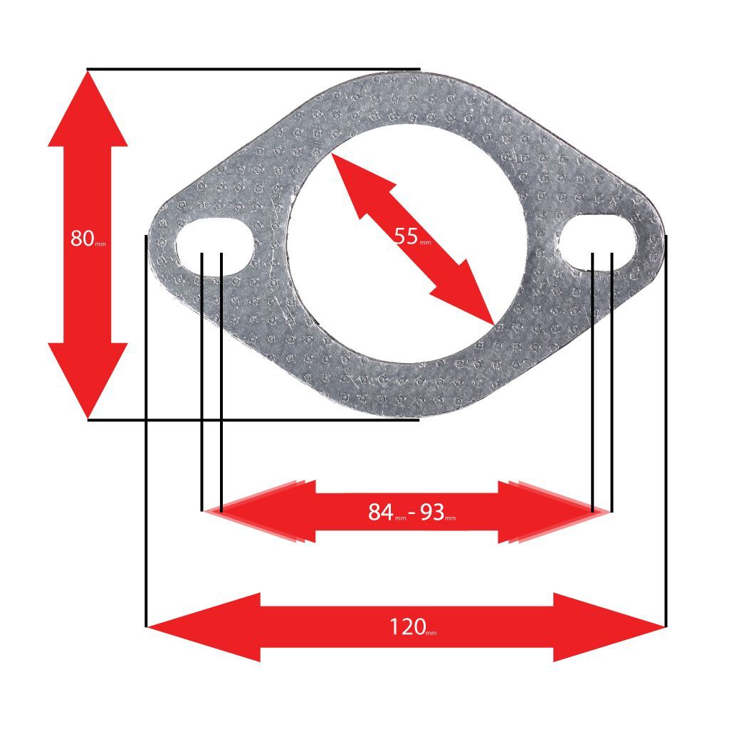 Apexi A'PEXi Exhaust Gasket (Two Bolt) - Replacement