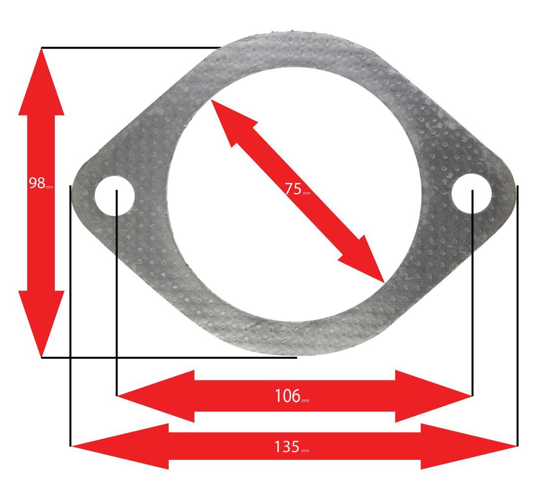 Apexi A'PEXi Exhaust Gasket (Two Bolt) - Replacement