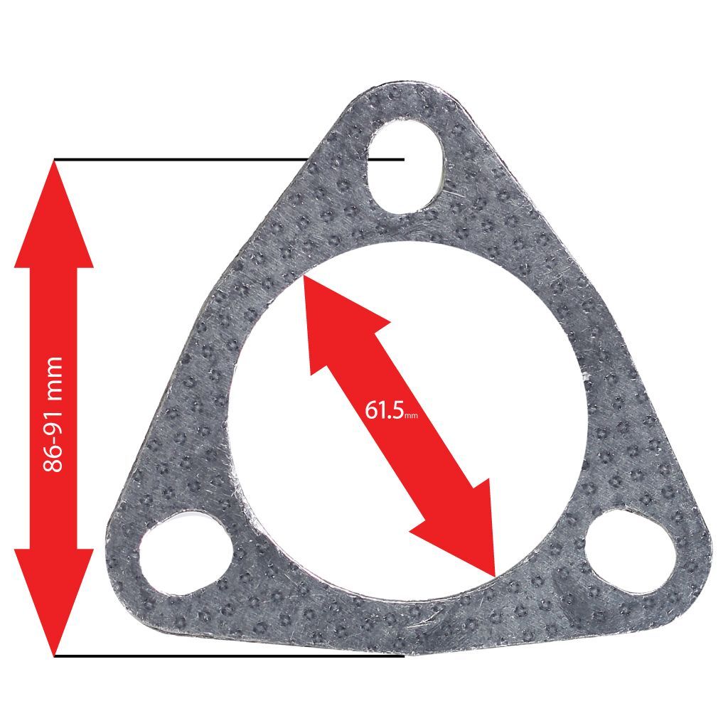 Apexi A'PEXi Exhaust Gasket (Three Bolt) - Replacement