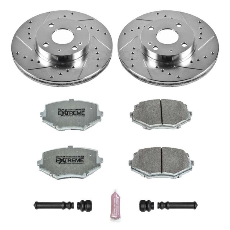 PowerStop PSB Z26 Street Warrior Kit Brakes, Rotors & Pads Brake Kits - Performance D&S main image