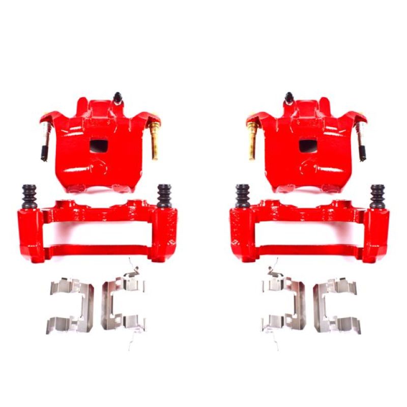 PowerStop PSB Red Calipers Brakes, Rotors & Pads Brake Calipers - Perf main image