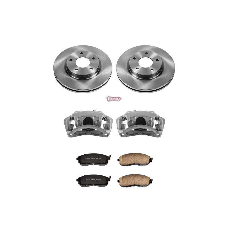 PowerStop PSB Autospecialty Kit w/Cals Brakes, Rotors & Pads Brake Kits - OE main image