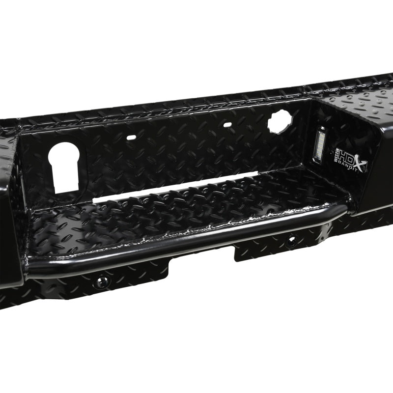 Westin 19-20 Chevy Silverado 1500 HDX Bandit Rear Bumper - Black 58-341185