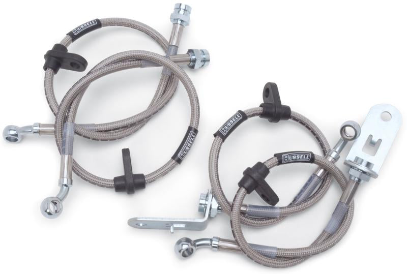 Russell Performance 77-81 Jeep CJ5/CJ7 Stock Height to 1in Lift Brake Line Kit 694890 Main Image