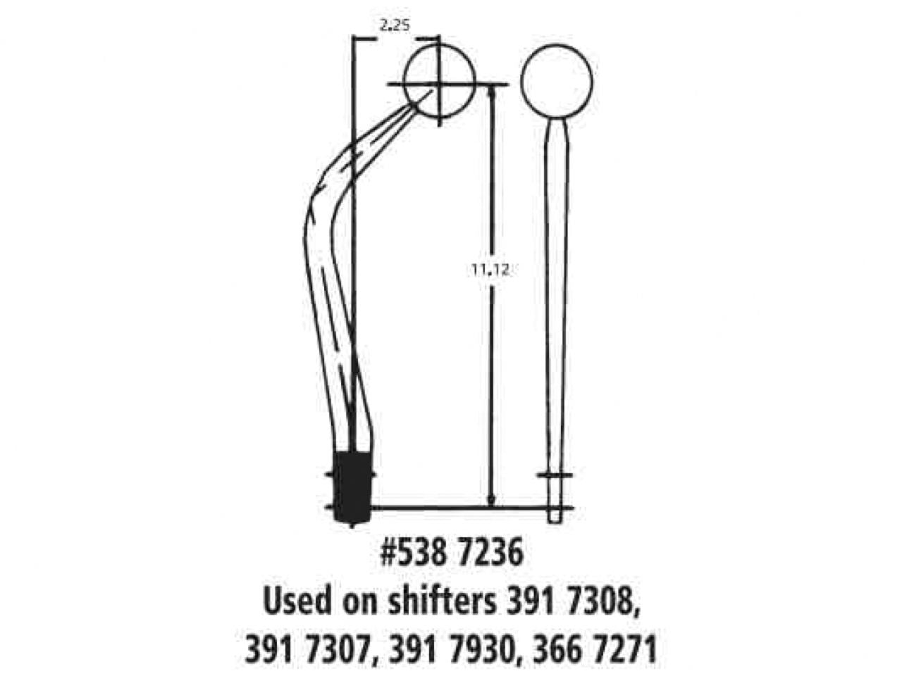 Hurst Shifters Manual Competition Plus Shifter Fits 1966 and 1967 Buick Sport