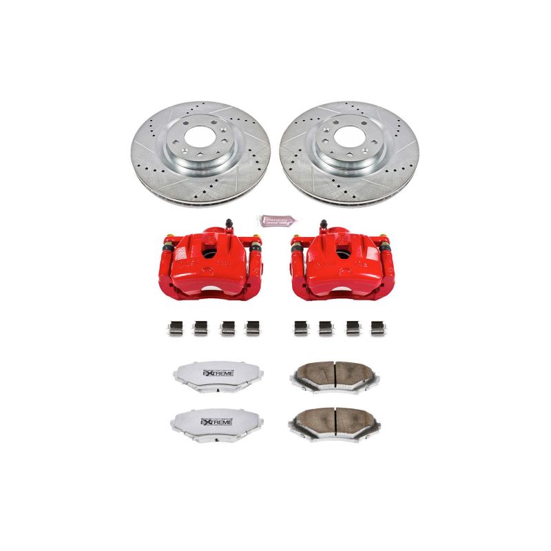 PowerStop PSB Z26 Street Kit w/Cals Brakes, Rotors & Pads Brake Kits - Performance D&S main image