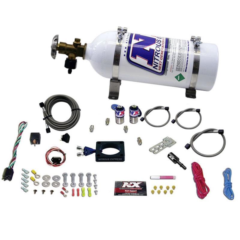 Nitrous Express 13-16 Dodge Dart 1.4L Turbo Nitrous Plate Kit (35-100HP) w/5lb Bottle 20941-05 Main Image