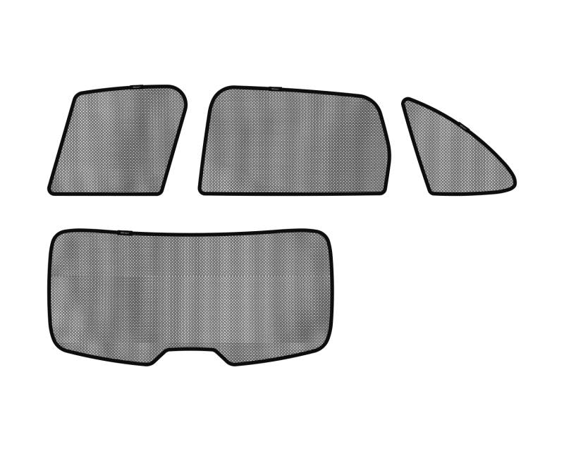 3D MAXpider 2011-2018 Porsche Cayenne Black Sun Shades - Complete Set S1PO0100 Main Image