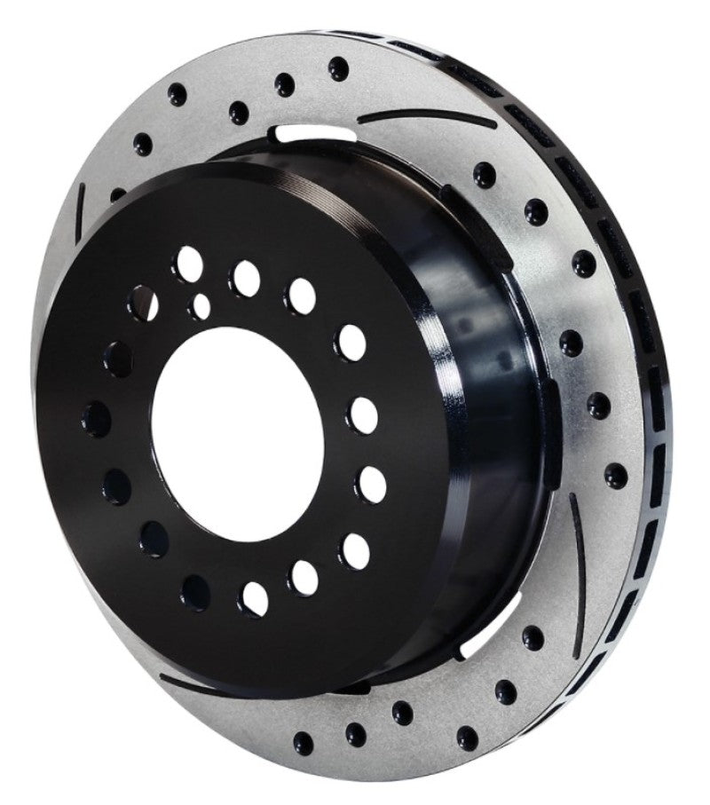 Wilwood Rotor-1.91in Offset-SRP-BLK-Drill-LH 12.19 x .810 - 5 Lug 3.12in Reg-C10 160-9990-BK