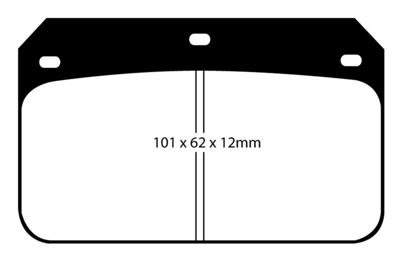 EBC Brakes Yellowstuff Performance Brake Pads DP4001R Main Image