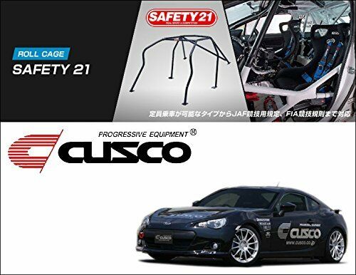 Cusco Steel RollCage: S13, Dash Through, 9PT, 2 Passenger, Non Sunroof, LHD