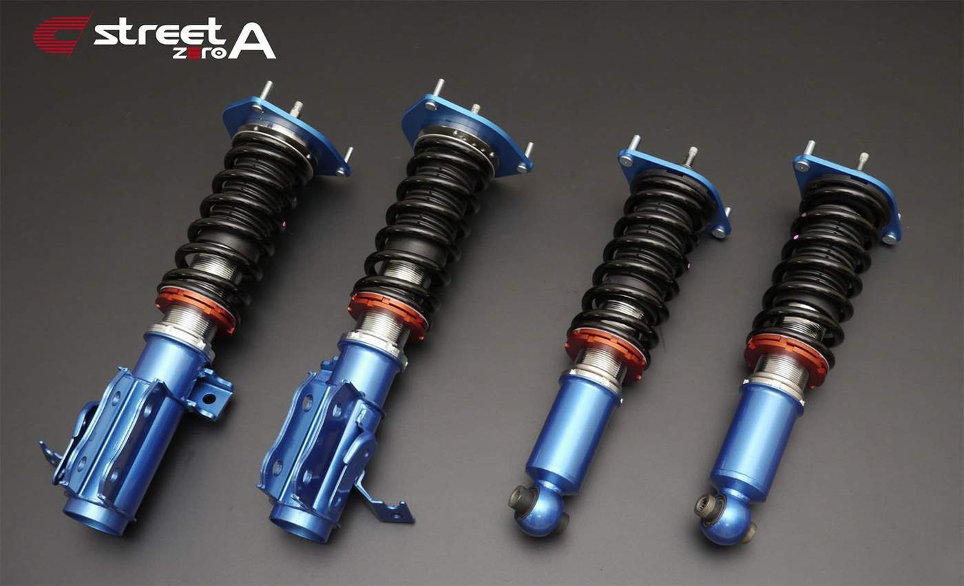 Cusco Street Zero 08-15 Scion xB 2nd Gen Full Ride Height-Adjustable Coilover Kit 942 62P CBF