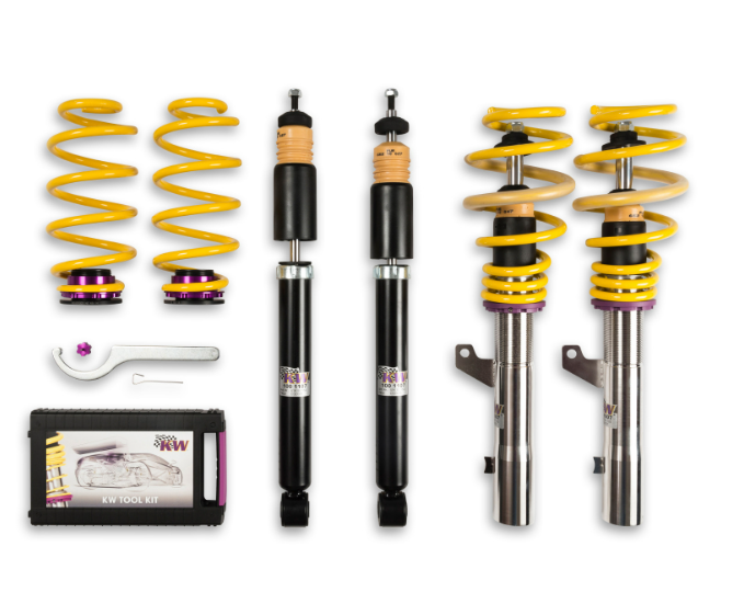 KW V1 Coilover Kit Audi Golf VI (2+4-Door, All Gas Engines Include GTI), Without DCC 10281031