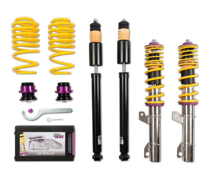 KW V1 Coilover Kit Audi TT (TTC, TTR) Coupe + Roadster; FWD; All Engines 10210005