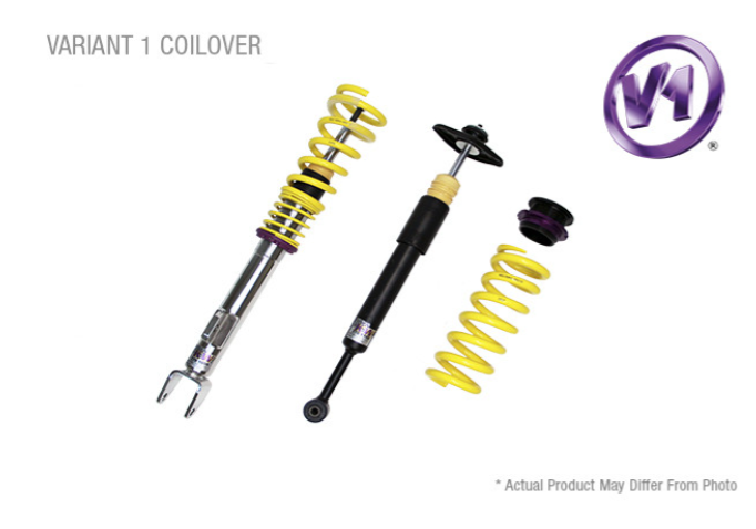 KW V1 Coilover Kit Bundle Audi A3 Quattro (8P), All Engines, With Electronic Damping Control 10210105