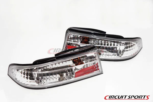 Circuit Sports 3PCS Fully Transparent Rear Tail Light Kit for Nissan S14 - Bulb