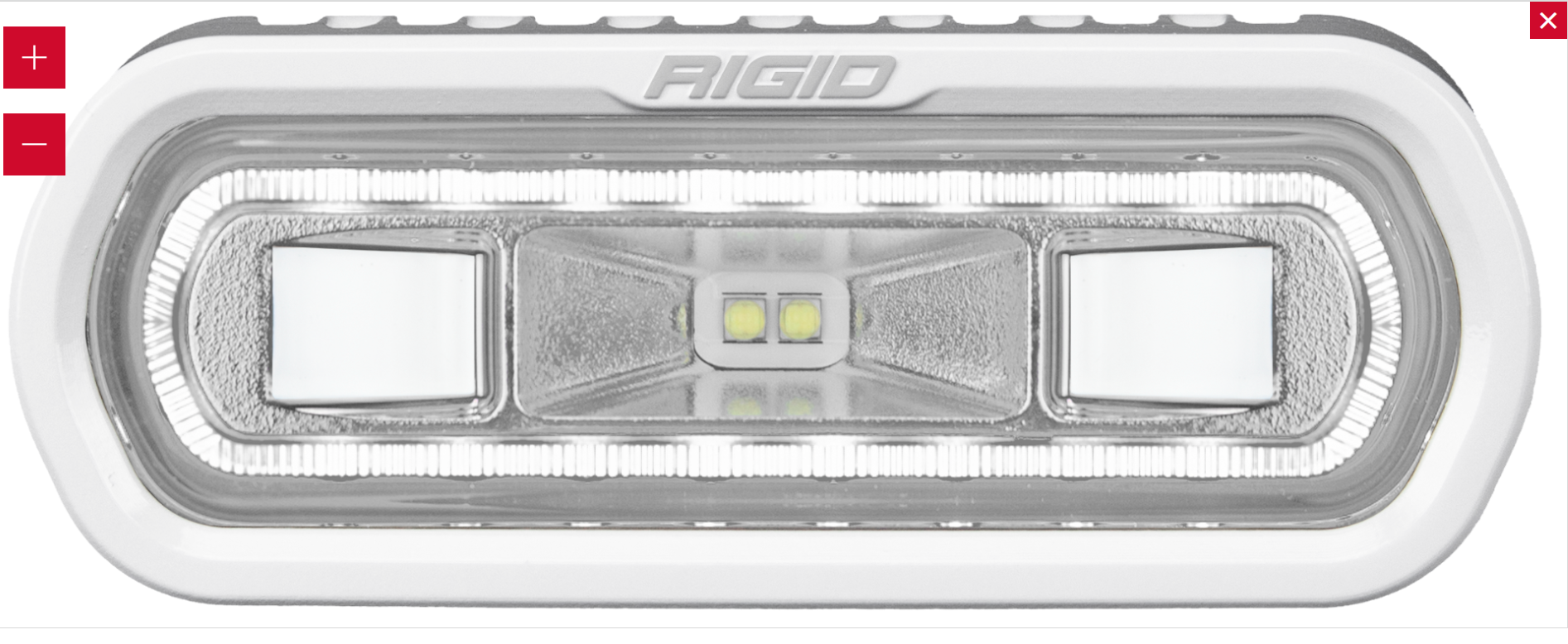 Rigid SR-L Series Marine Spreader Pod 2 Wire Surface Mount White