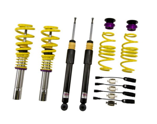 KW V1 Coilover Kit Bundle Audi A4, S4 (B8) with electronic damping control Sedan FWD + Quattro; All Engines 10210097