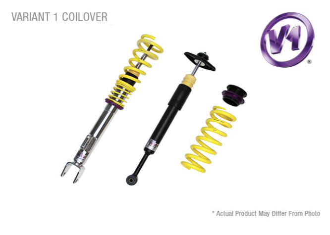 KW V1 Coilover Kit Bundle VW Golf VI (2+4-Door, TDI only), With DCC 10281035