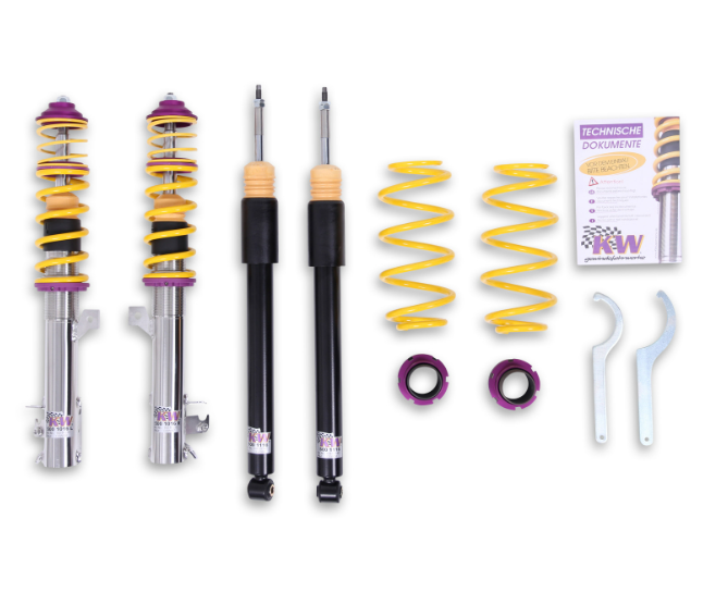 KW V1 Coilover Kit Honda Civic (All Excl. Hybrid)  With 14mm (0.55"") Front Strut Lower Mounting Bolt 10250008