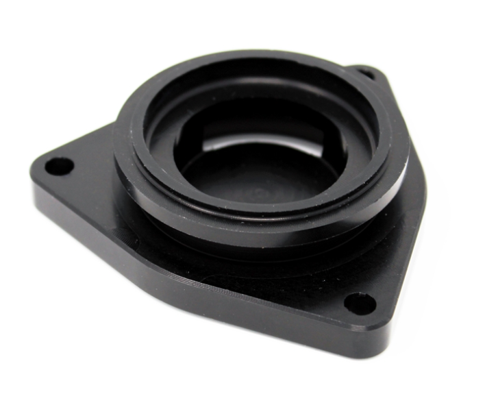 Torque Solution Tial Blow Off Valve Adapter (Black): Hyundai Genesis Coupe 2.0T 2010+ TS-GEN-TIAL-BK