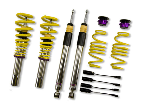 KW V2 Coilover Kit Bundle Audi A4, S4 (8K/B8) With Electronic Damping Control Sedan FWD + Quattro; All engines 15210097