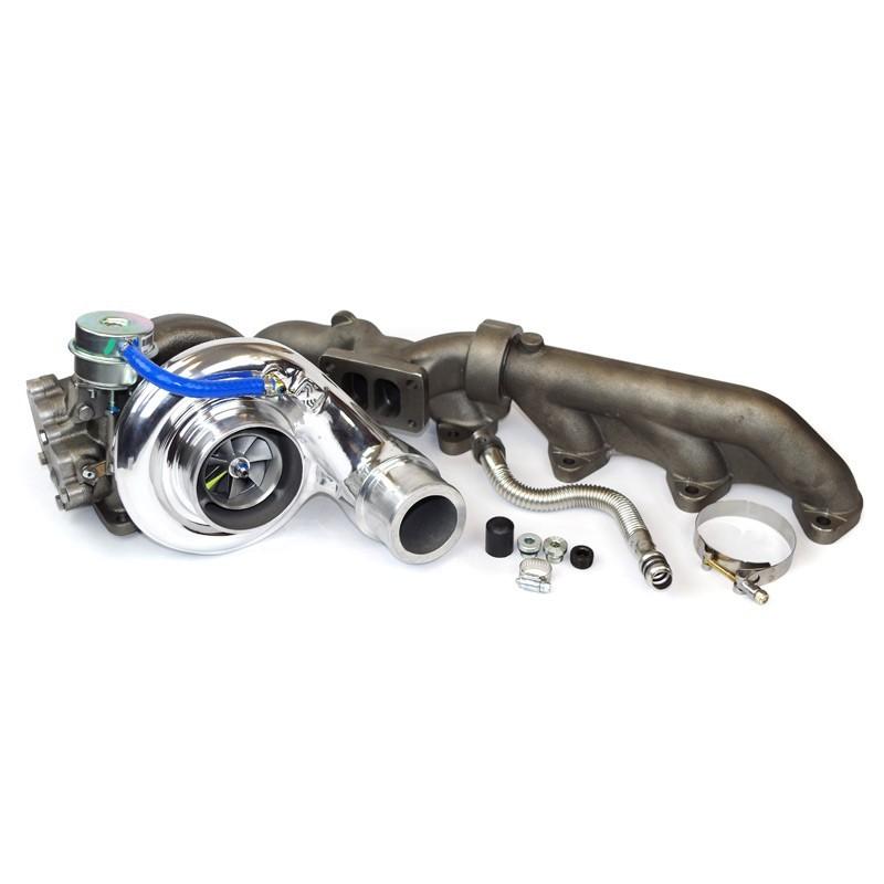 Industrial Injection 07.5-09 Dodge 6.7L Cummins Silver Bullet 62mm Turbo Kit 22A456 Main Image