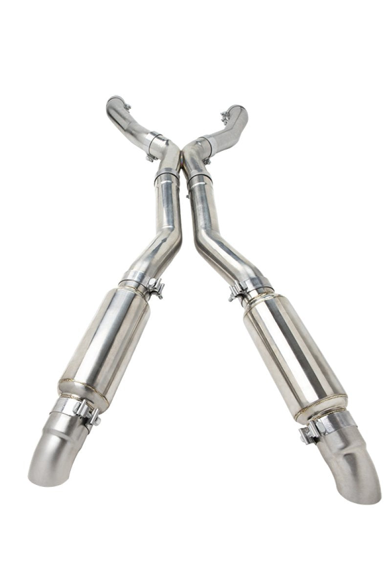 Kooks 79-93 Ford Mustang 5.0L 4V Coyote 3in x 3in 16GA Stainless Steel Race Exhaust 10504102 Main Image