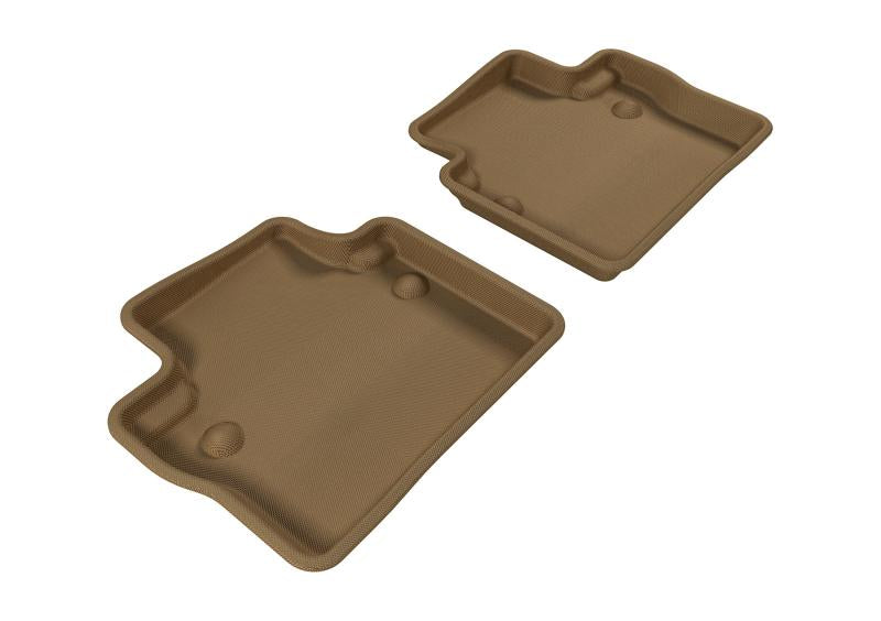 3D MAXpider 2007-2016 Volvo S80 Kagu 2nd Row Floormats - Tan L1VV00221502 Main Image