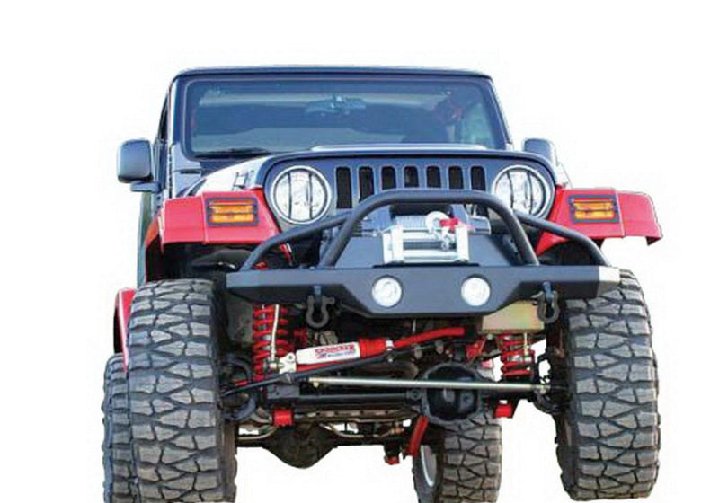 Rampage 1976-1983 Jeep CJ5 Recovery Bumper Front - Black 78510