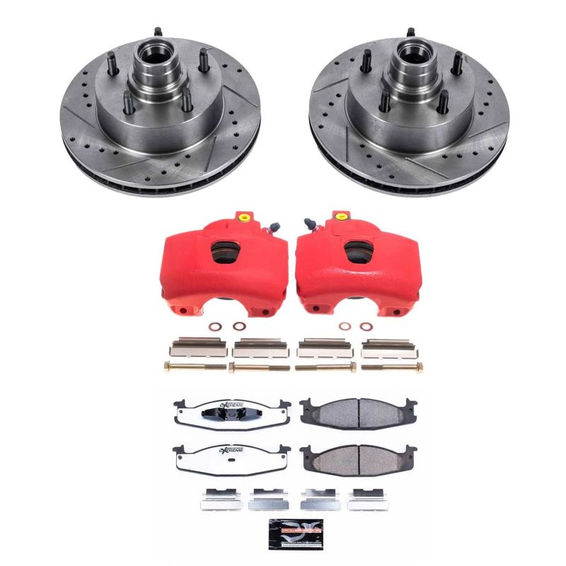 PowerStop PSB Z36 Truck & Tow Kit w/Cals Brakes, Rotors & Pads Brake Kits - Performance D&S main image