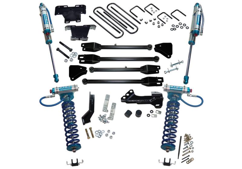 Superlift 17-19 Ford F-250 SD 4WD 4in Lift Kit w/4-Link King Front Coilovers/Rear Reservoir Shocks K166KG Main Image