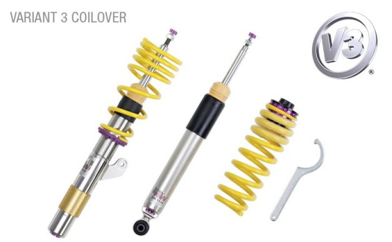 KW Coilover Kit V3 BMW M340i xDrive G20 w/ Electronic Dampers 352200DM