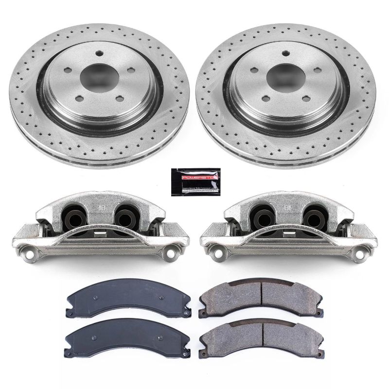 PowerStop PSB Autospecialty Kit w/Cals Brakes, Rotors & Pads Brake Kits - OE main image