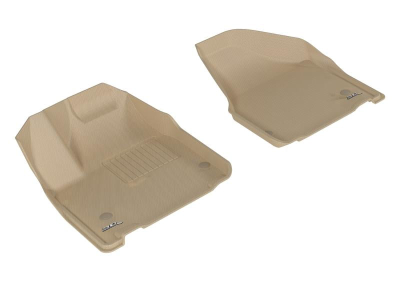 3D MAXpider 2017-2020 Chrysler Pacifica/Voyager Kagu 1st Row Floormat - Tan L1CY00511502 Main Image