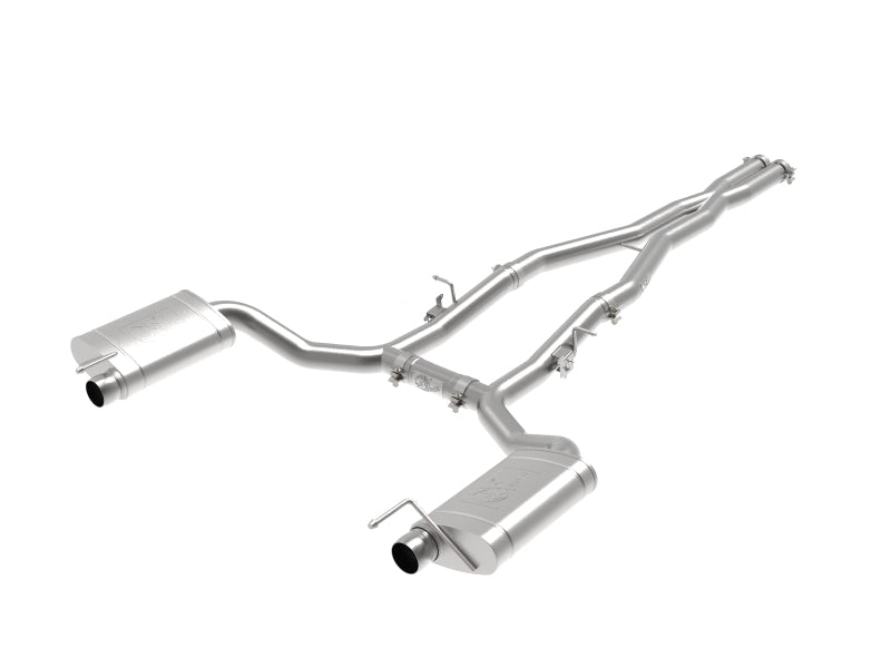 aFe MACH Force-Xp 3in 304 SS Cat-Back Exhaust 15-20 Dodge Charger Hellcat V8-6.2L (sc) / 392 V8-6.4L 49-32070