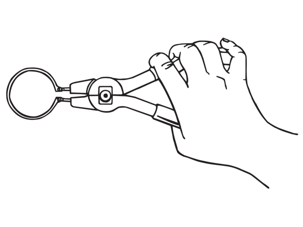 Lisle Heavy Duty Snap Ring Pliers