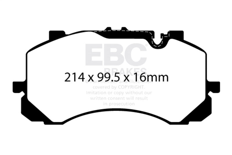 EBC EBC Yellowstuff Brake Pad Sets Brakes, Rotors & Pads Brake Pads - Performance main image