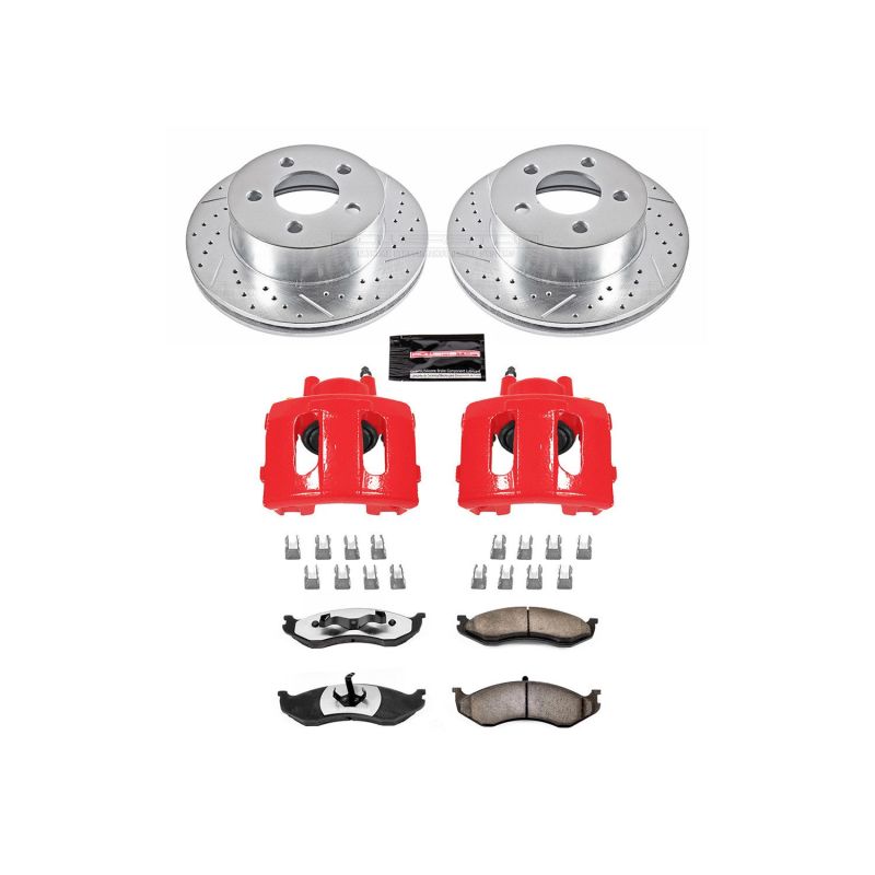 PowerStop PSB Z36 Truck & Tow Kit w/Cals Brakes, Rotors & Pads Brake Kits - Performance D&S main image