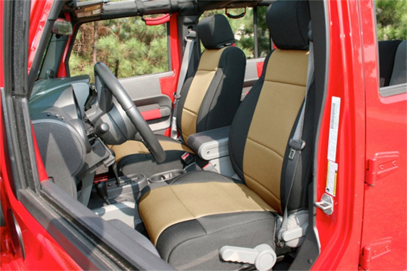 Rugged Ridge RUG Seat Cover Kit- Front/Rear Body Armor & Protection Seat Covers main image