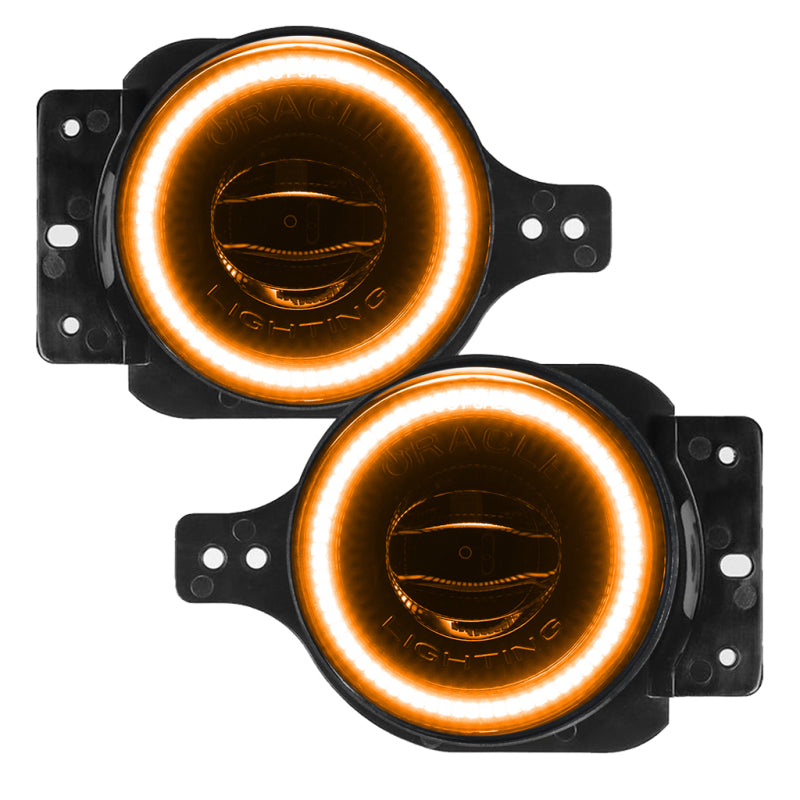 ORACLE Lighting Oracle Jeep Wrangler JL/Gladiator JT Sport High Performance W LED Fog Lights - Amber 5847-005