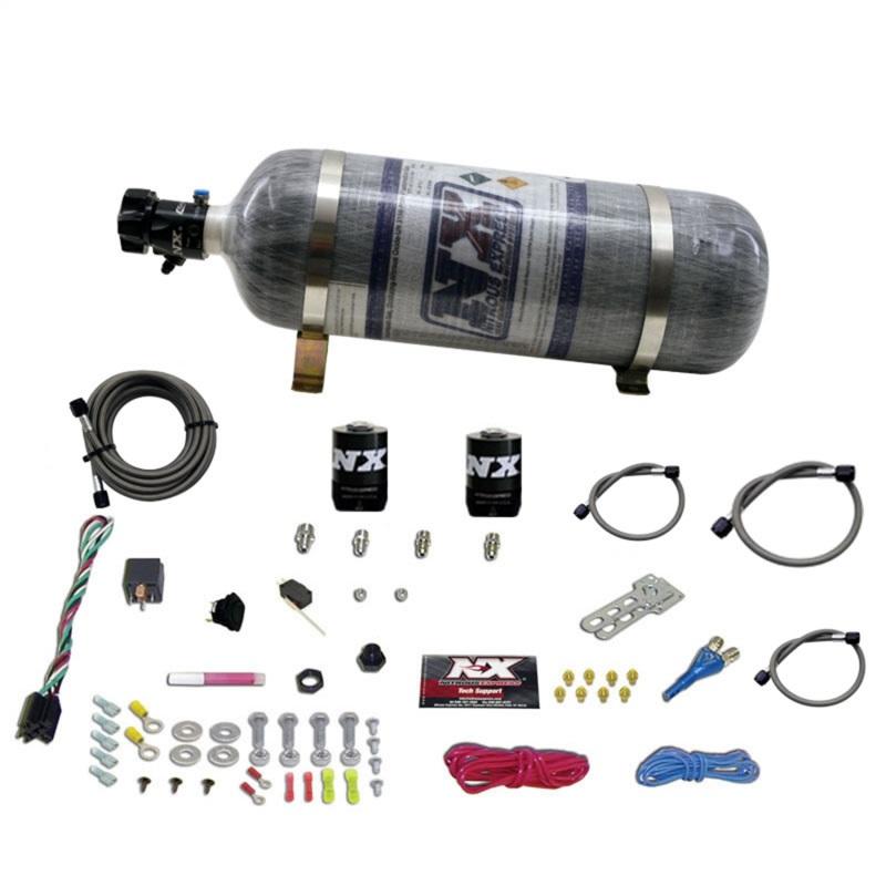 Nitrous Express Dodge EFI Race Single Nozzle Nitrous Kit (100-250HP) w/Composite Bottle 20316-12 Main Image