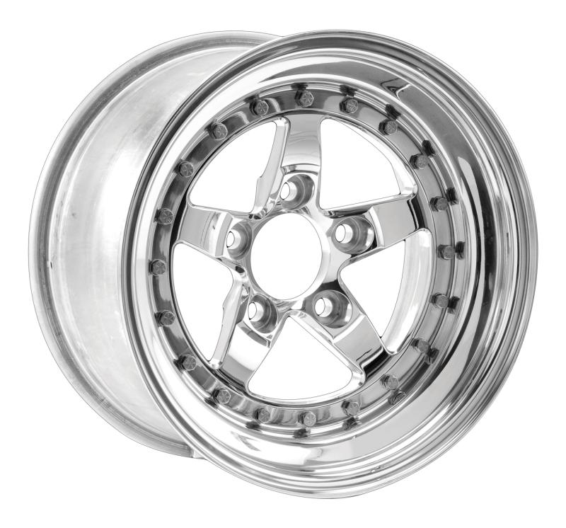 Weld Weldstar 15x10 / 5x4.5 BP / 6.5in. BS Polished Wheel - Non-Beadlock 791P-510212 Main Image