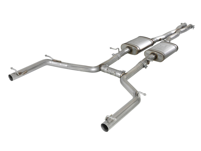 aFe MACH Force-Xp 2-1/2in 304 SS Cat-Back Exhaust 15-19 Dodge Challenger V6-3.6L - Raw Tip 49-32067