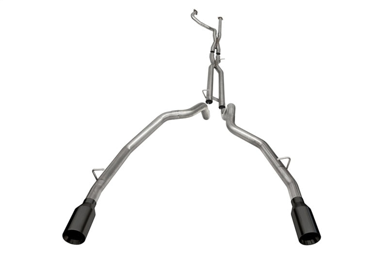 CORSA Performance Corsa 21-22 Dodge Ram TRX Crew Cab Baja Catback Exhaust Dual Rear Black Tip 21190BPC